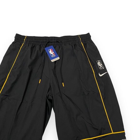 Nike Los Angeles Lakers Woven Dri-Fit Pants Black NBA 75th Anniversary Size XL - Picture 3 of 12
